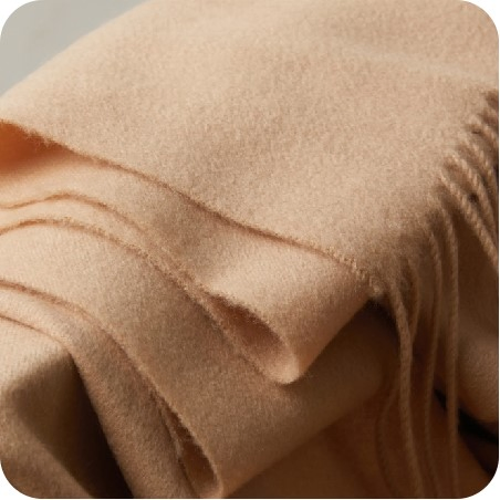 Iconic Cashmere Shawl 100% Pure Cashmere Solid Color Fringe Shawl