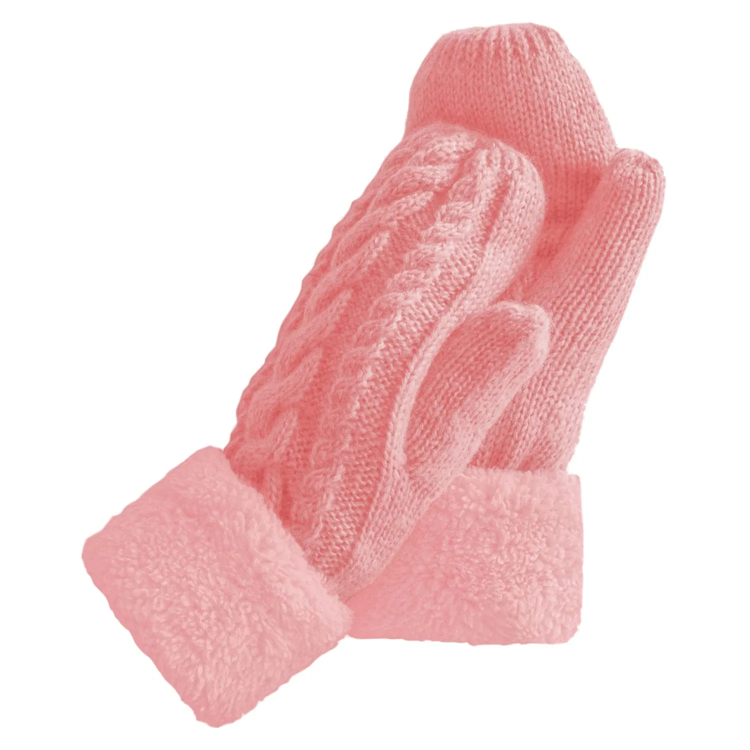 Brands Officially Licensed Factory Cross Border Autumn Winter Knitted Wool Gloves Outdoor Windproof Warm Thick Adult Mittens