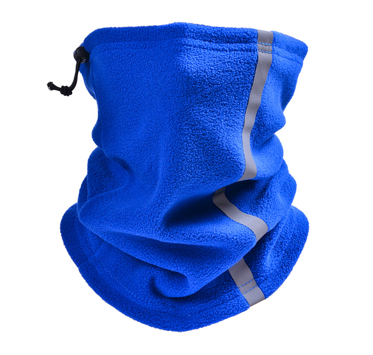 Reflective Strip Drawstring Half Face Neck Wamer/Tube /Snood