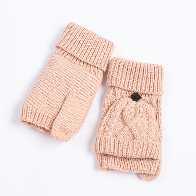 Cozy Thermal Fingerless Mittens for Women - Perfect Winter Accessory