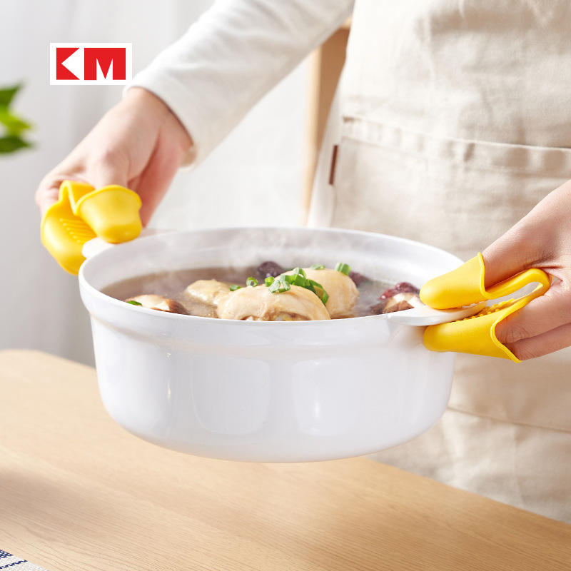 Km1204 Mini Heat Resistant Silicone Oven Mitts for Cooking