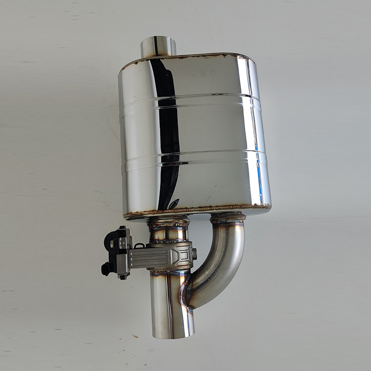New Design Performance Single Electric Valve Exhaust Muffler With Remote Control