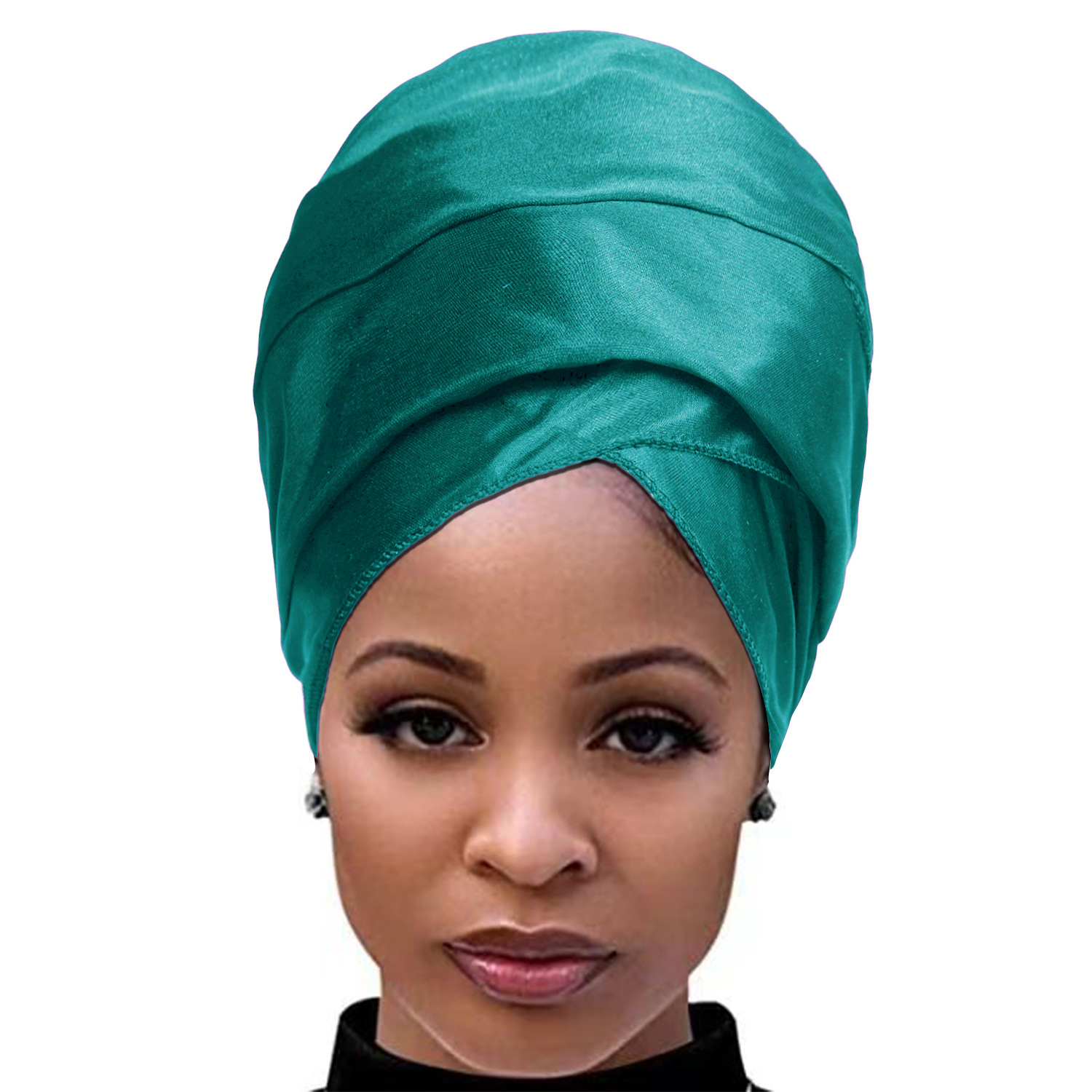 Wholesale Turban Scarf Head Wrap Kerchief Scarf African Women Turban Scarf Satin Silk Headwraps