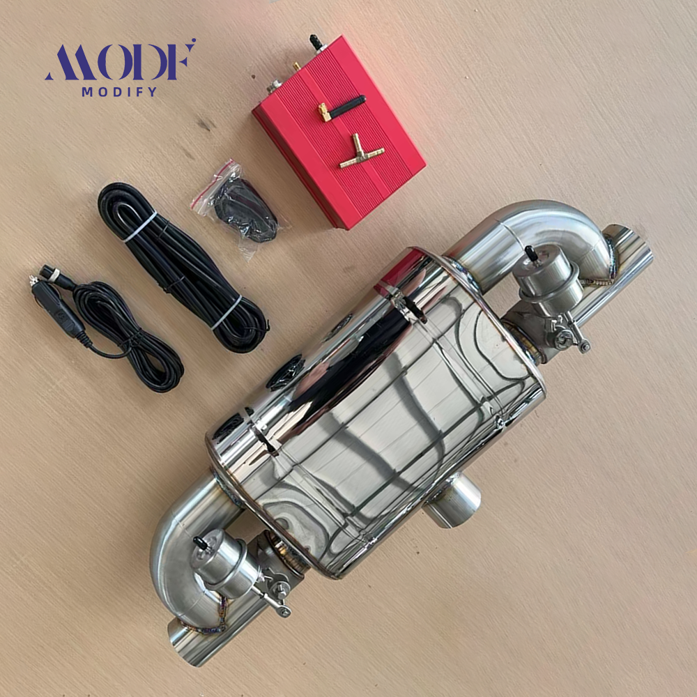 High Performance Stainless Steel Exhaust Muffler 2.5 Inch and 3 Inch Valvetronic Polished Cutout Valve with Remote Controller