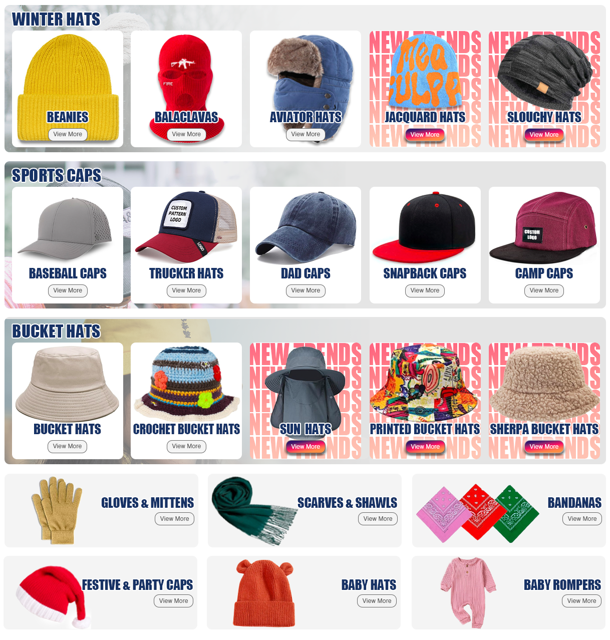 Variety of Hats Overview