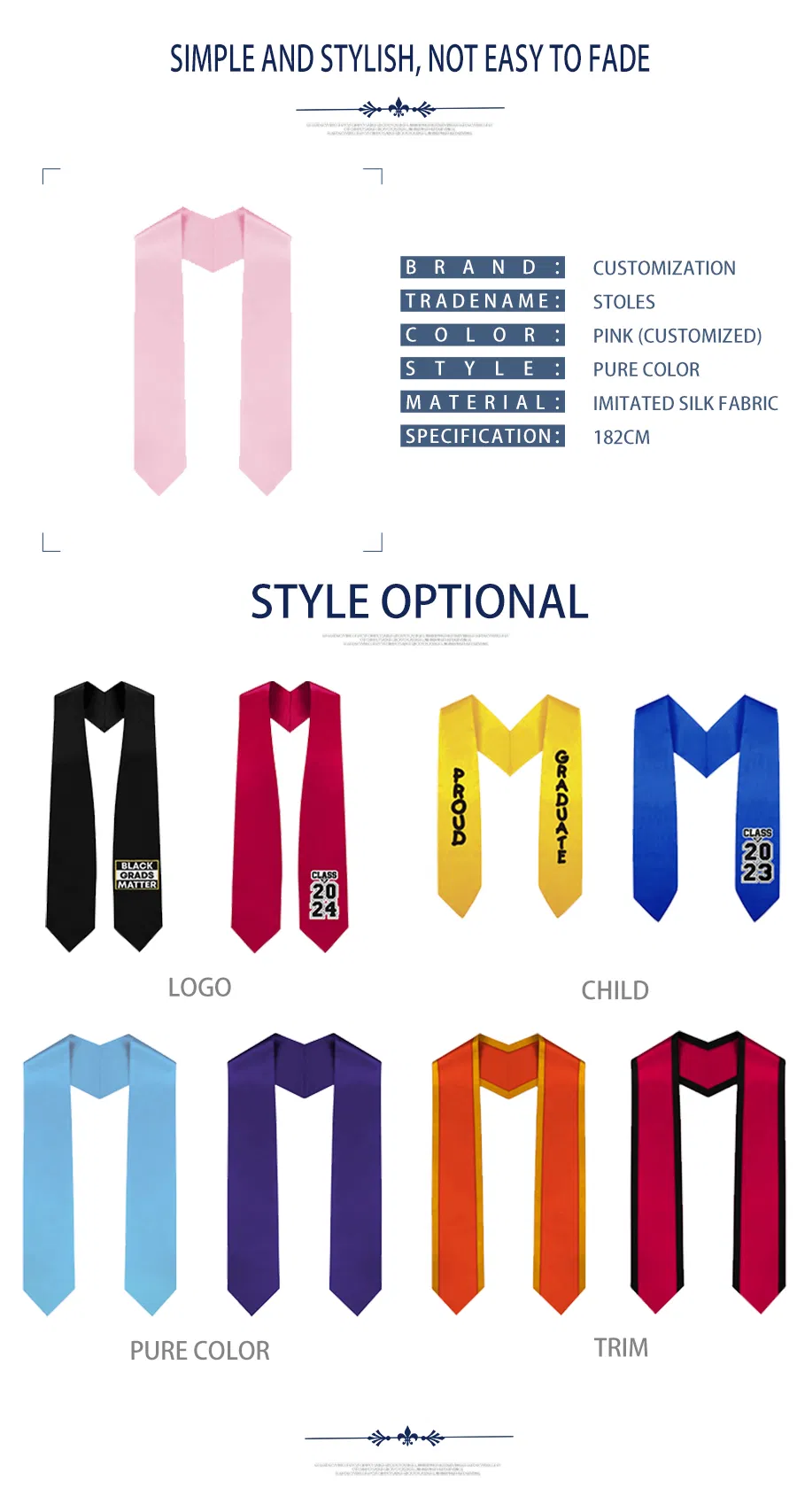 Graduation Stole Manufacturing