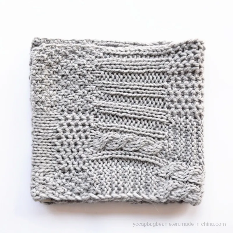 Colorful Women Winter Knitting Pattern Snood