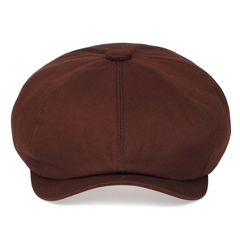 New British Retro Octagonal Cap Printed Casual Unisex Four Seasons ENGLAND STYLE Beret Outdoor