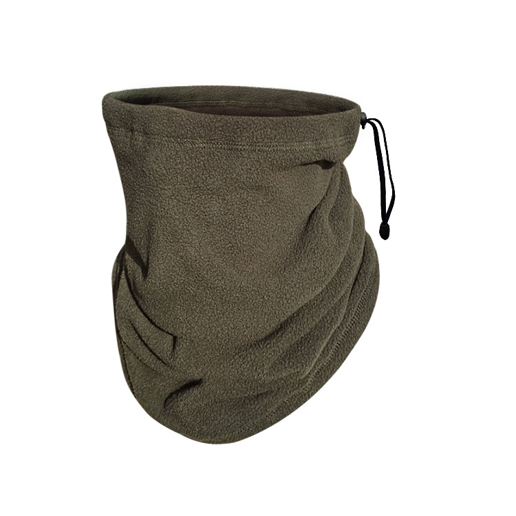 Bicycle Outdoor Cycling Warm Drawstring Fleece Neck Warmer/Snood