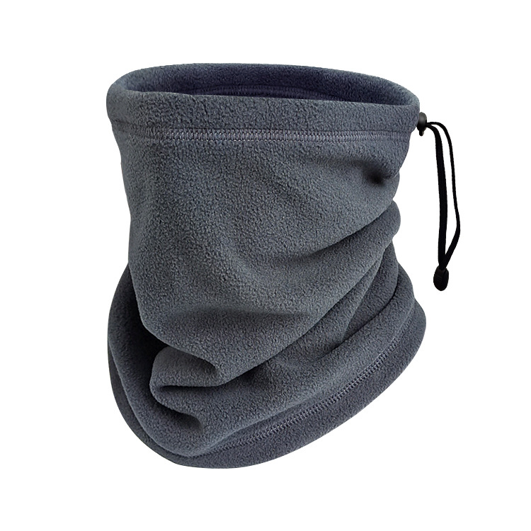 Bicycle Outdoor Cycling Warm Drawstring Fleece Neck Warmer/Snood