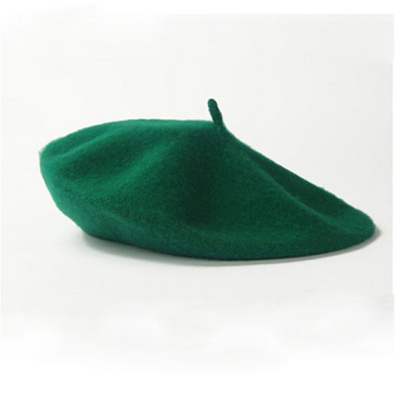 Hot Sale Stock Promotion Fashion French Beret Cheap Adults Wool Felt Beret Hat for Women