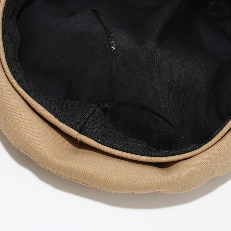 Japanese-Style Metal Beret for Women Retro Painter Hat Detail View 6