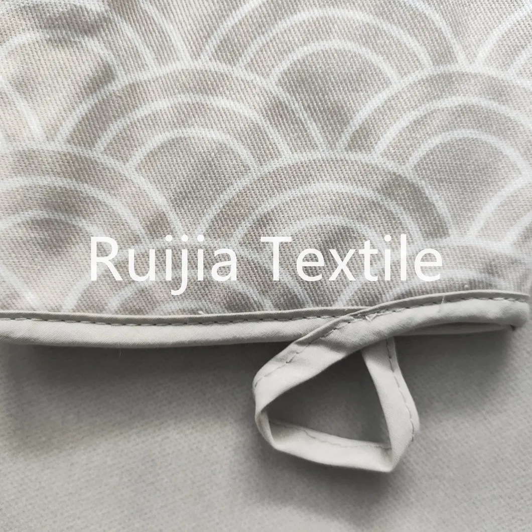 Silver Coated Heat Resistant Cotton Kitchen Oven Mitts Potholers Set Oven Gloves Factory