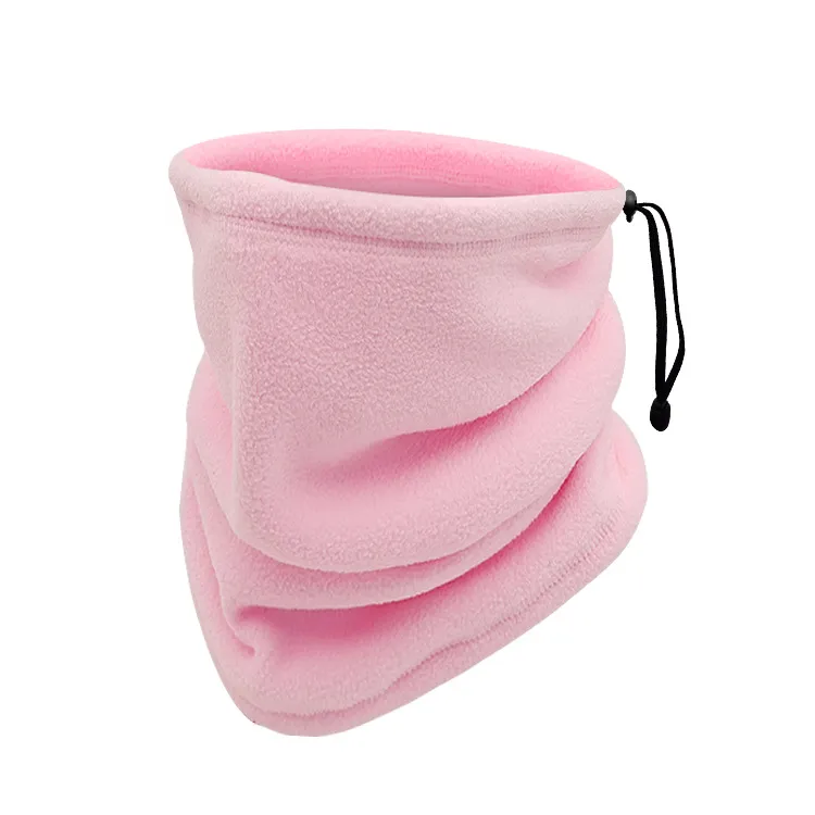 Reflective Strip Drawstring Half Face Neck Wamer/Tube /Snood