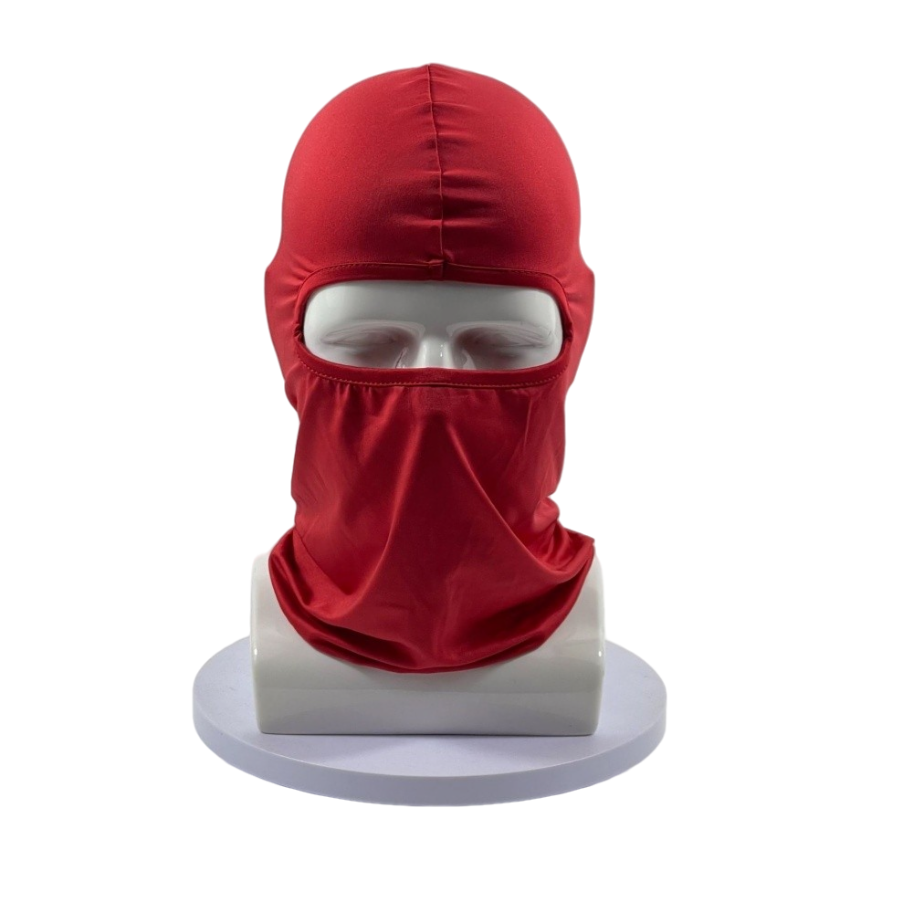 Custom Print Logo Unisex 100% Cotton Plush JDVIP Ski Mask Balaclava Solid Color Sports Cycling Motorcycle Fishing Business