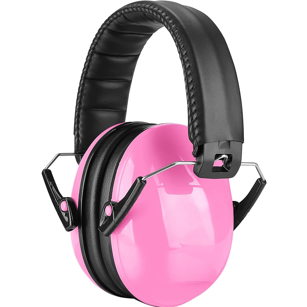 High Quality Certified Foldable Adjustable Safety Ear Muffs Noise Reduction Noise Cancelling ABS Material Reusable Kids Earmuffs