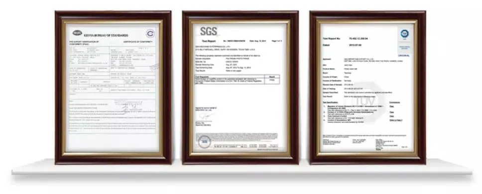 Certificates