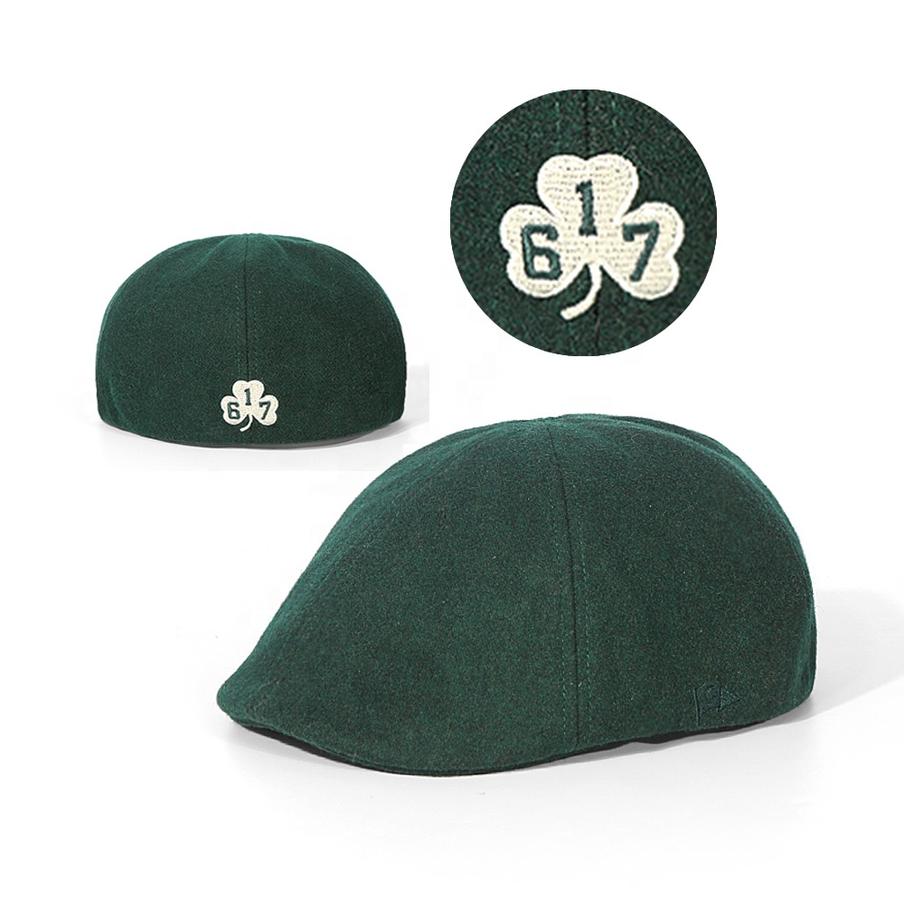 Custom logo Embroidery Berets Hat Golf Driving Flat Cap Summer Thin Classic Painter Hat Ivy Unisex Cotton Berets Caps