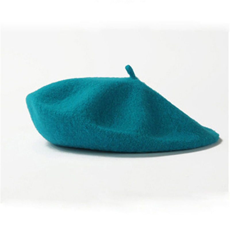 Hot Sale Stock Promotion Fashion French Beret Cheap Adults Wool Felt Beret Hat for Women