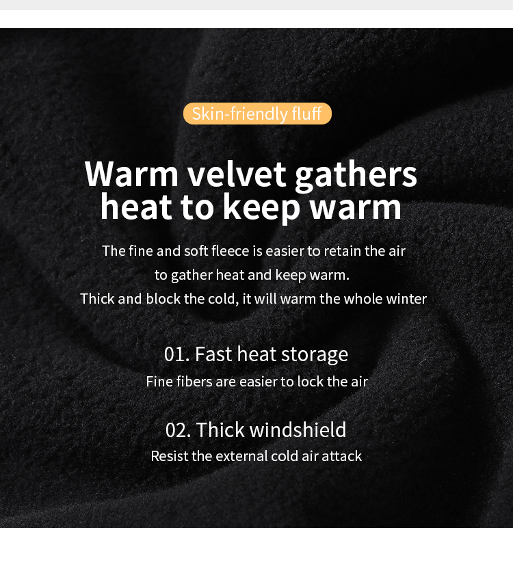 Winter Fleece Neck Warmer Style 4