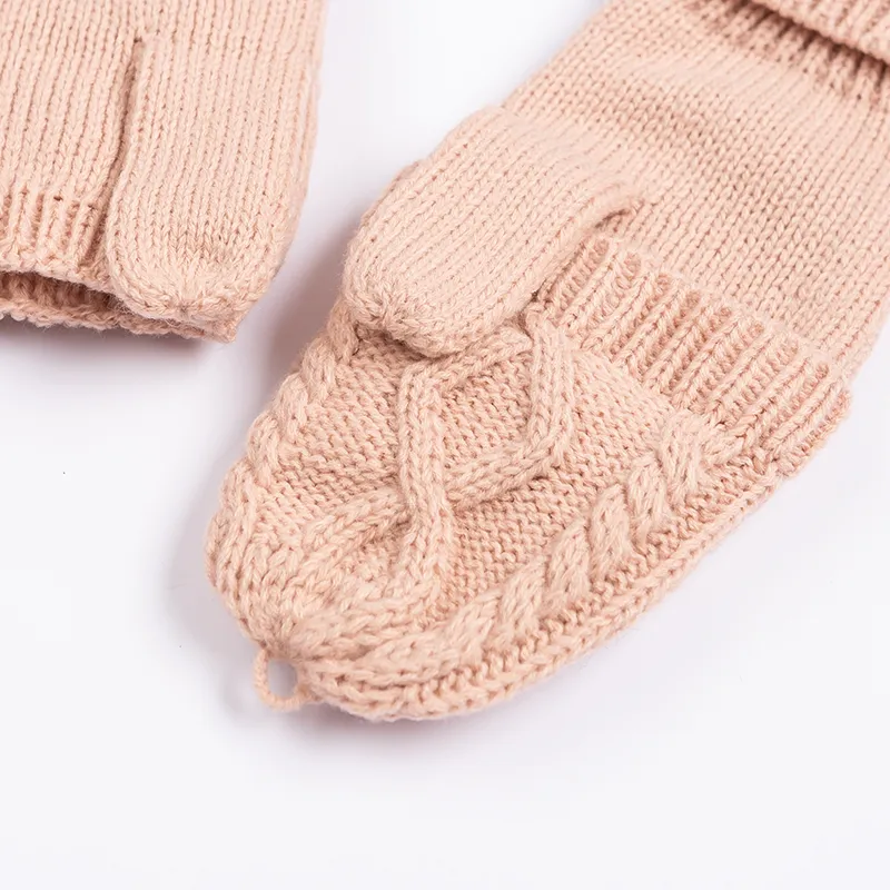 Cozy Thermal Fingerless Mittens for Women - Perfect Winter Accessory