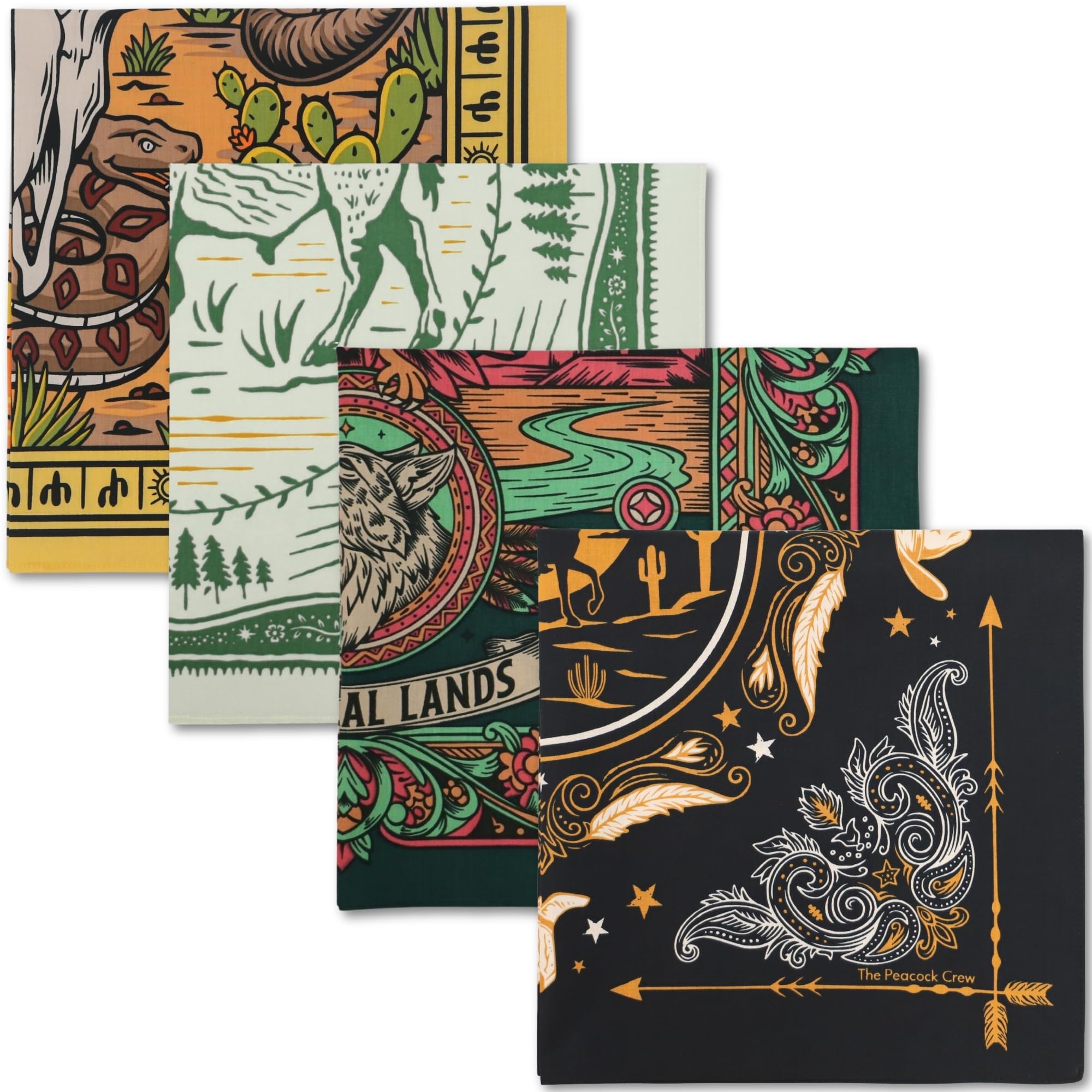 High Quality Cotton Paisley Hip Hop Bandana 22x22 Inch Digital Print Soft Breathable Fabric Comfortable Durable Long Lasting