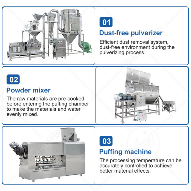 Automatic Industrial Dry Dog Food Production Equipment Extruder Floating Fish Feed Kibble Cat Food Make Machine for Floating Fish Feed Product