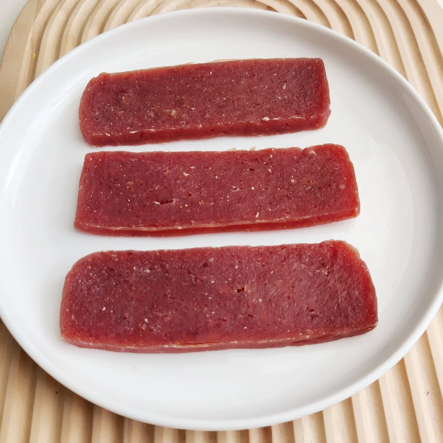 Tasty Dog Cat Pet Food Lamb Slices Snacks Rich Protein Dental Care