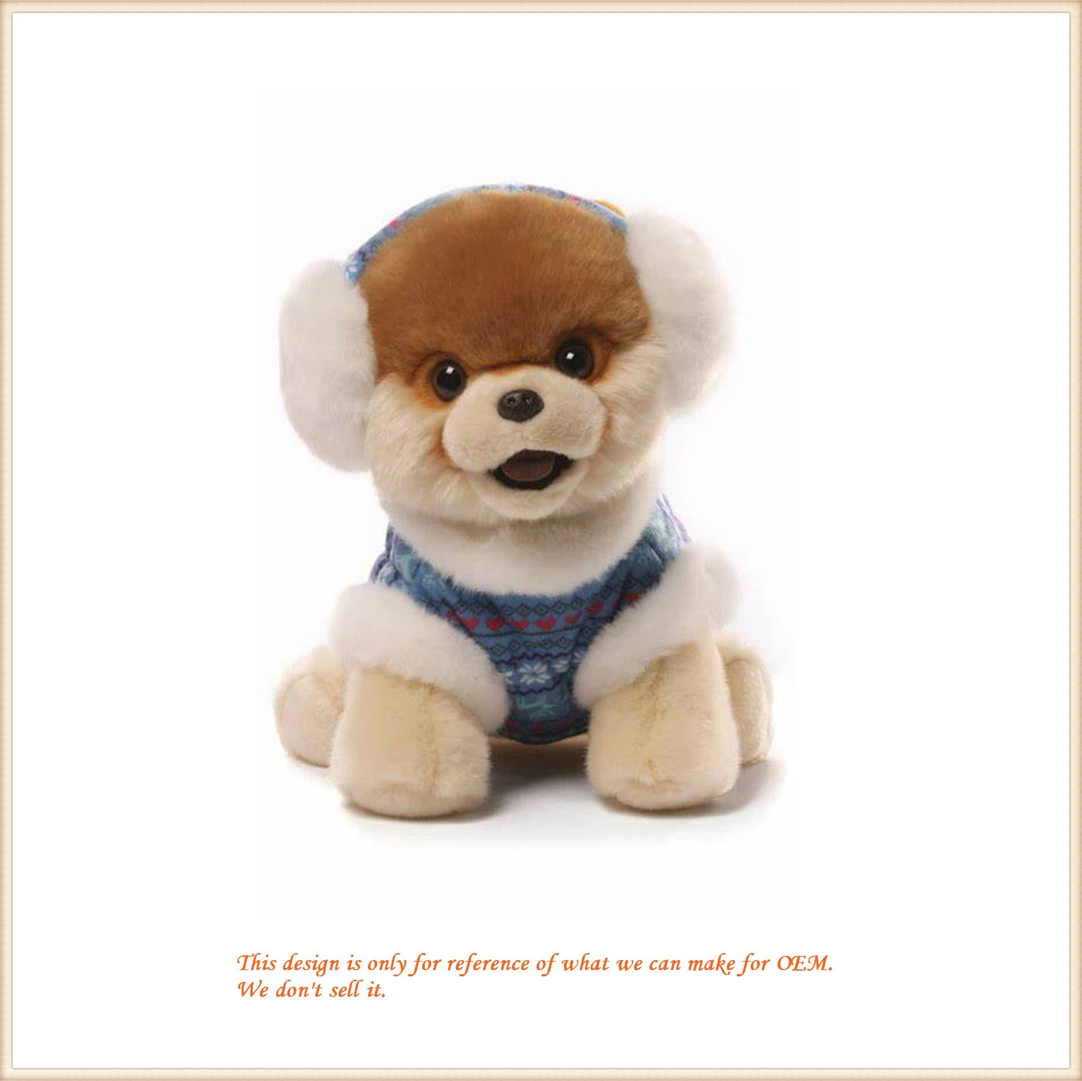 Plush Pleasant Puppy Dog with Jacket Hot Selling