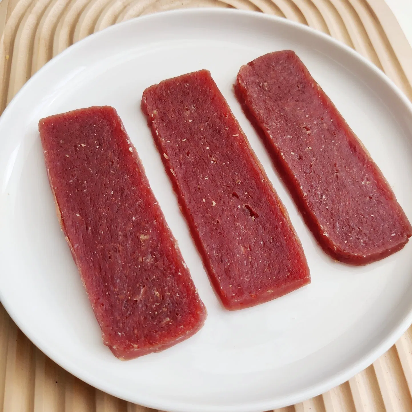 Tasty Dog Cat Pet Food Lamb Slices Snacks Rich Protein Dental Care