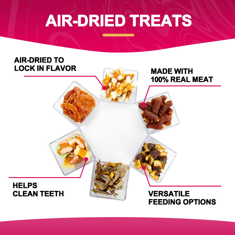 Quality Assured Air-Dried Pet Treats, Premium Dog Food with Quality Ingredients