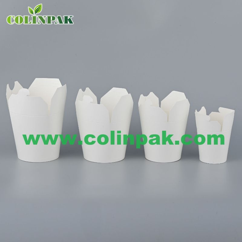 Eco-Friendly Round Bottom Food Container for Pasta Box