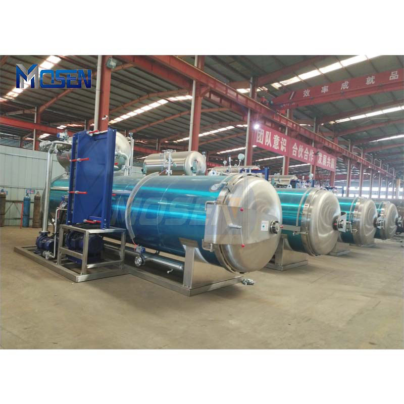 Pet Food Sterilization Pot Canned Spray Sterilizer Bagged Meat Water Bath Sterilizing Retort Machine for Ready-to-Eat Meals