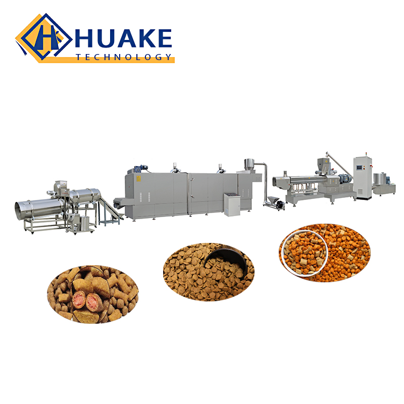 Full Production Line Dry Kibble Pet Dog Cat Food Pellet Making
