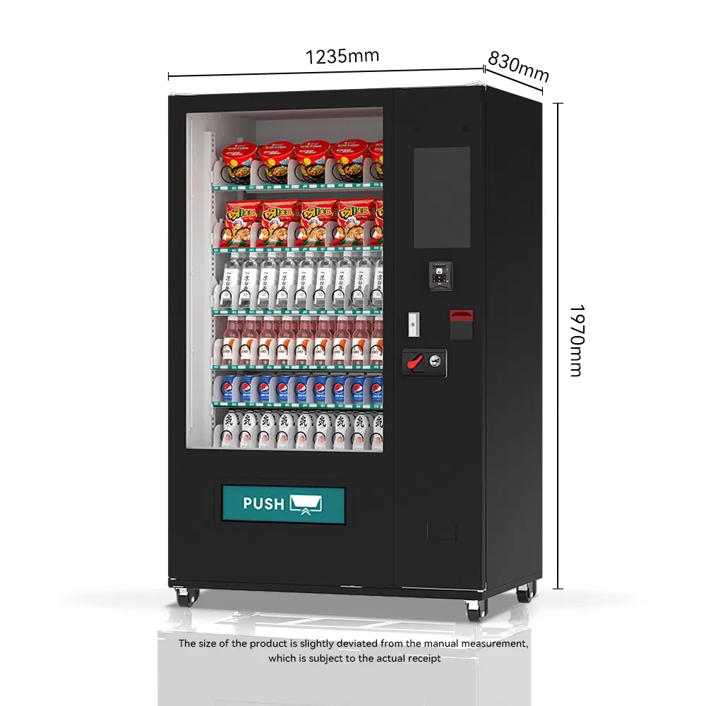 Upgrade Version High Security Functional Beverage Automatic Combo Drinks Vending Machine