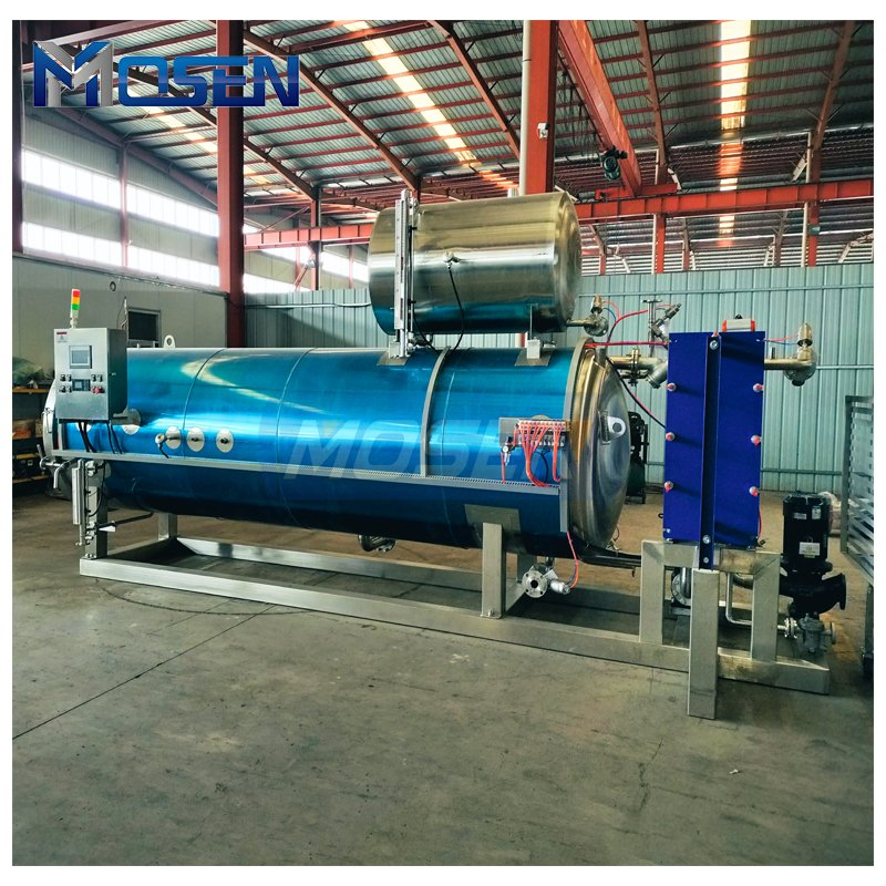 Pet Food Sterilization Pot Canned Spray Sterilizer Bagged Meat Water Bath Sterilizing Retort Machine for Ready-to-Eat Meals