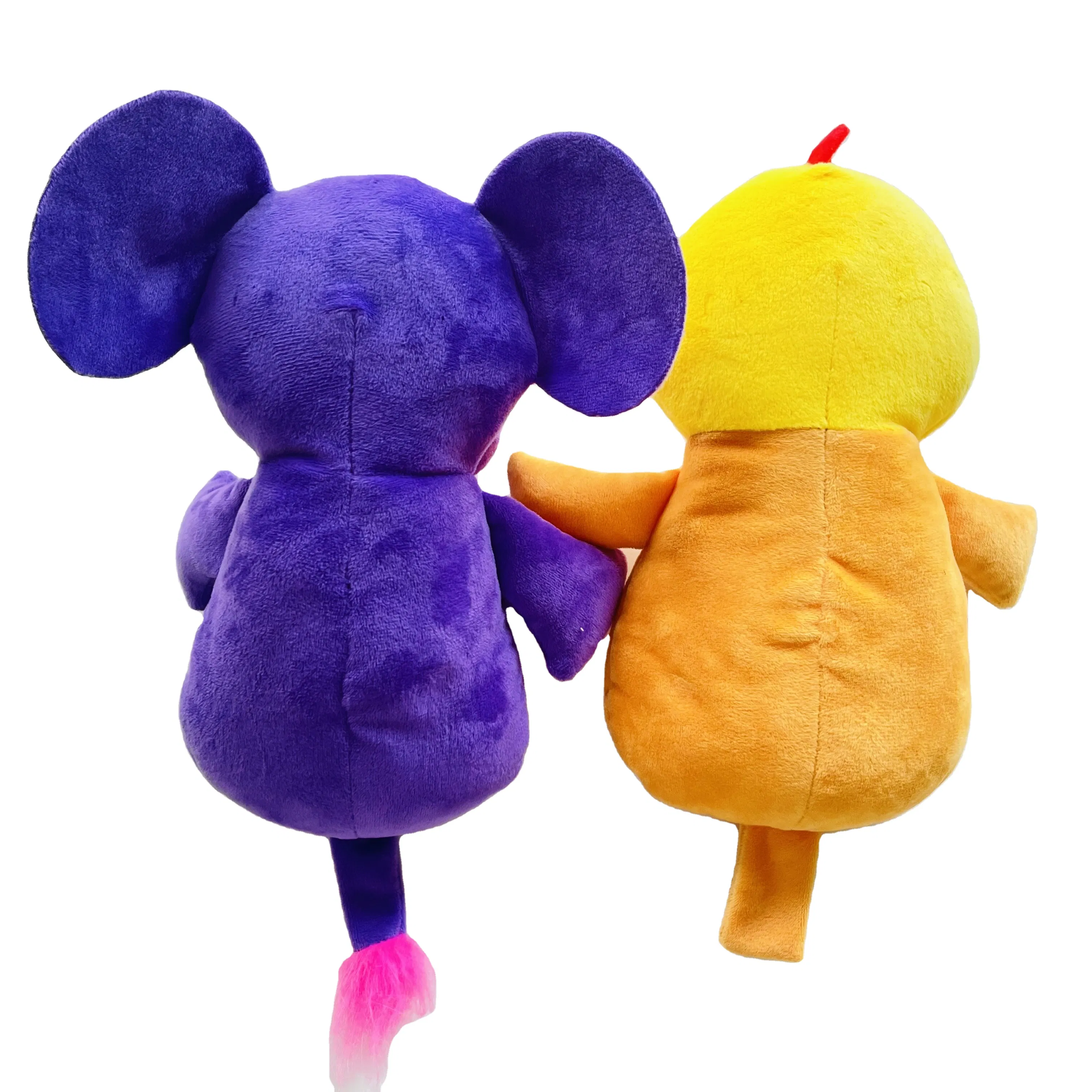 Interactive Elephant Chicken Shaped Hot Sale Plush Squeaky Dog Toy for Dog