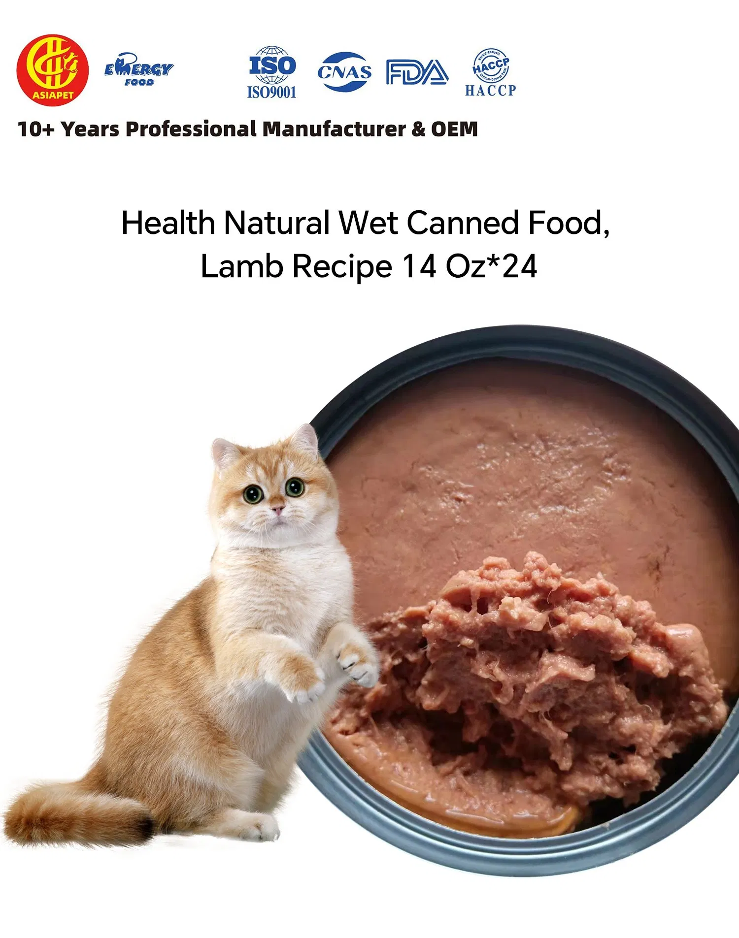 Main Course Cans OEM ODM Cat Wet Pet Dog Cat Food Grain Free Cat Can Food