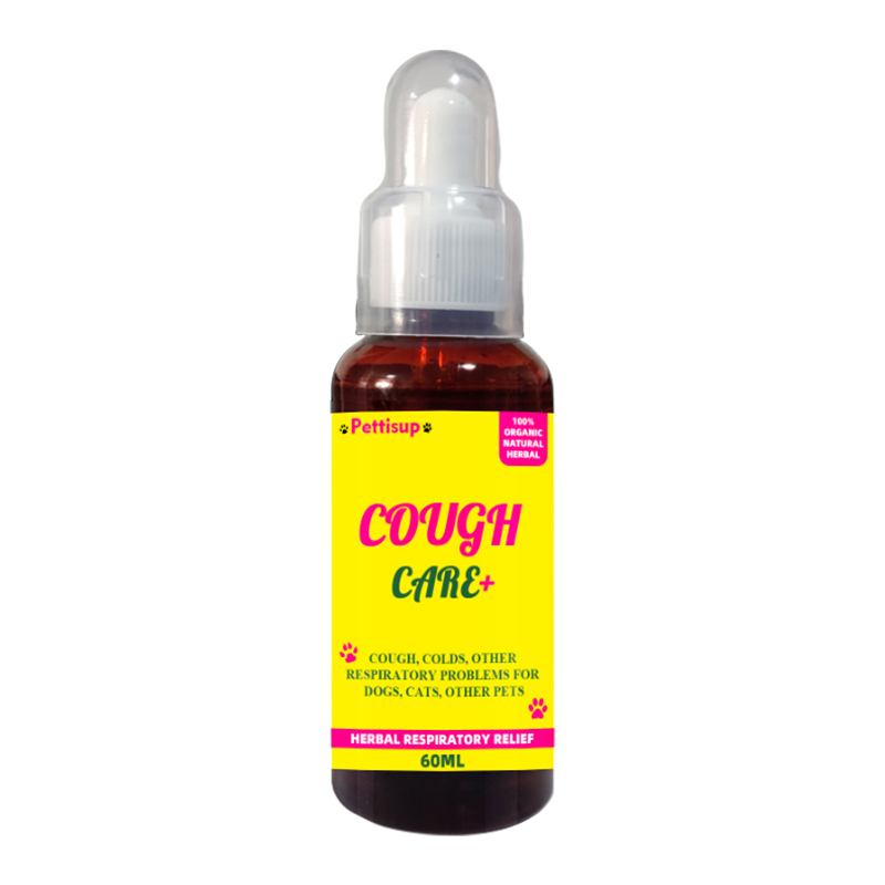 Pet Cough Immune Liquid Food Supplement Support Relieves Cough &amp; Wheezing for Dogs Respiratory Tract Support