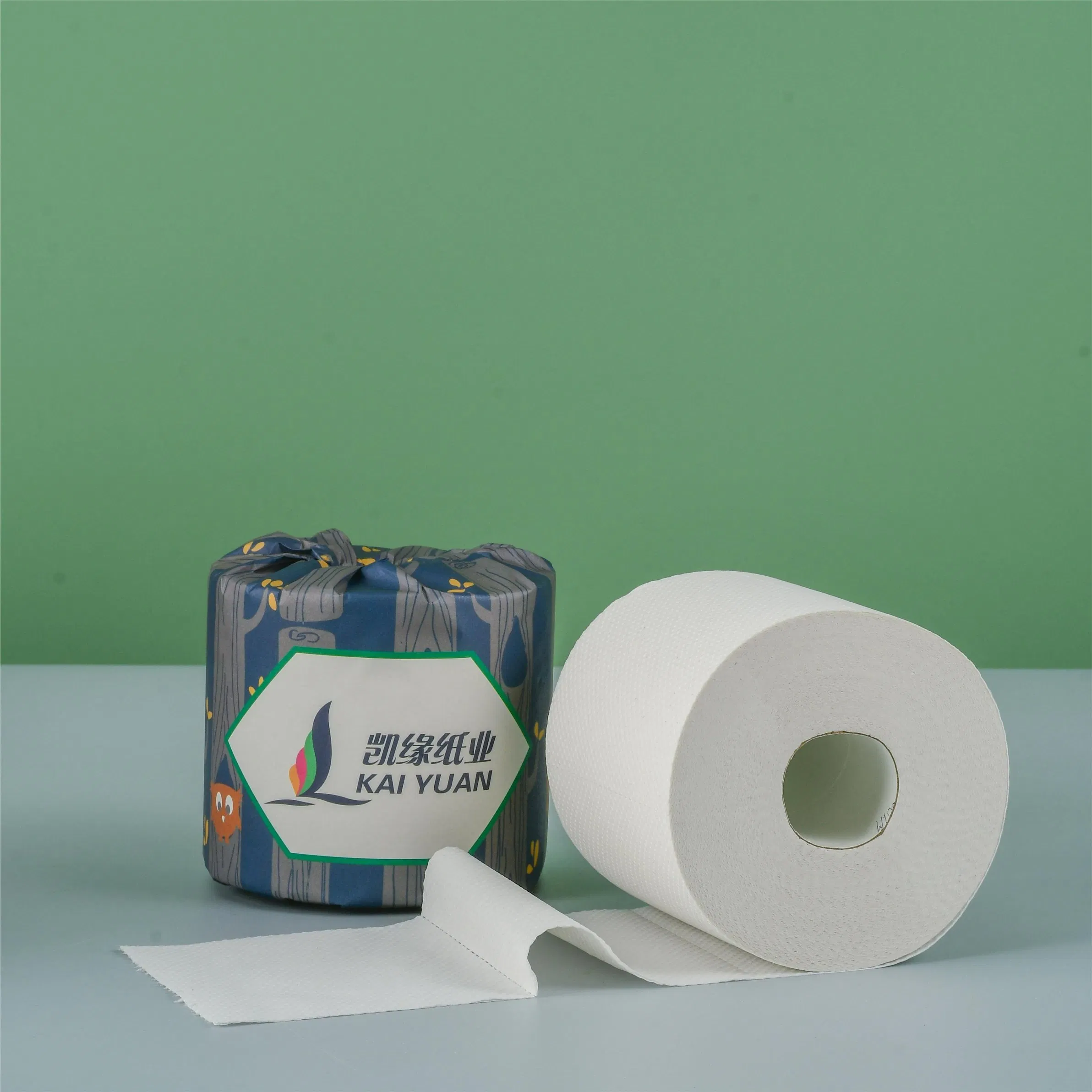 OEM/ODM Factory Eco-Friendly Customizable 1ply/2ply/3ply/4ply White Strong and Absorbable Bamboo Toilet Tissue Paper for Bathroom/Hotel/Home