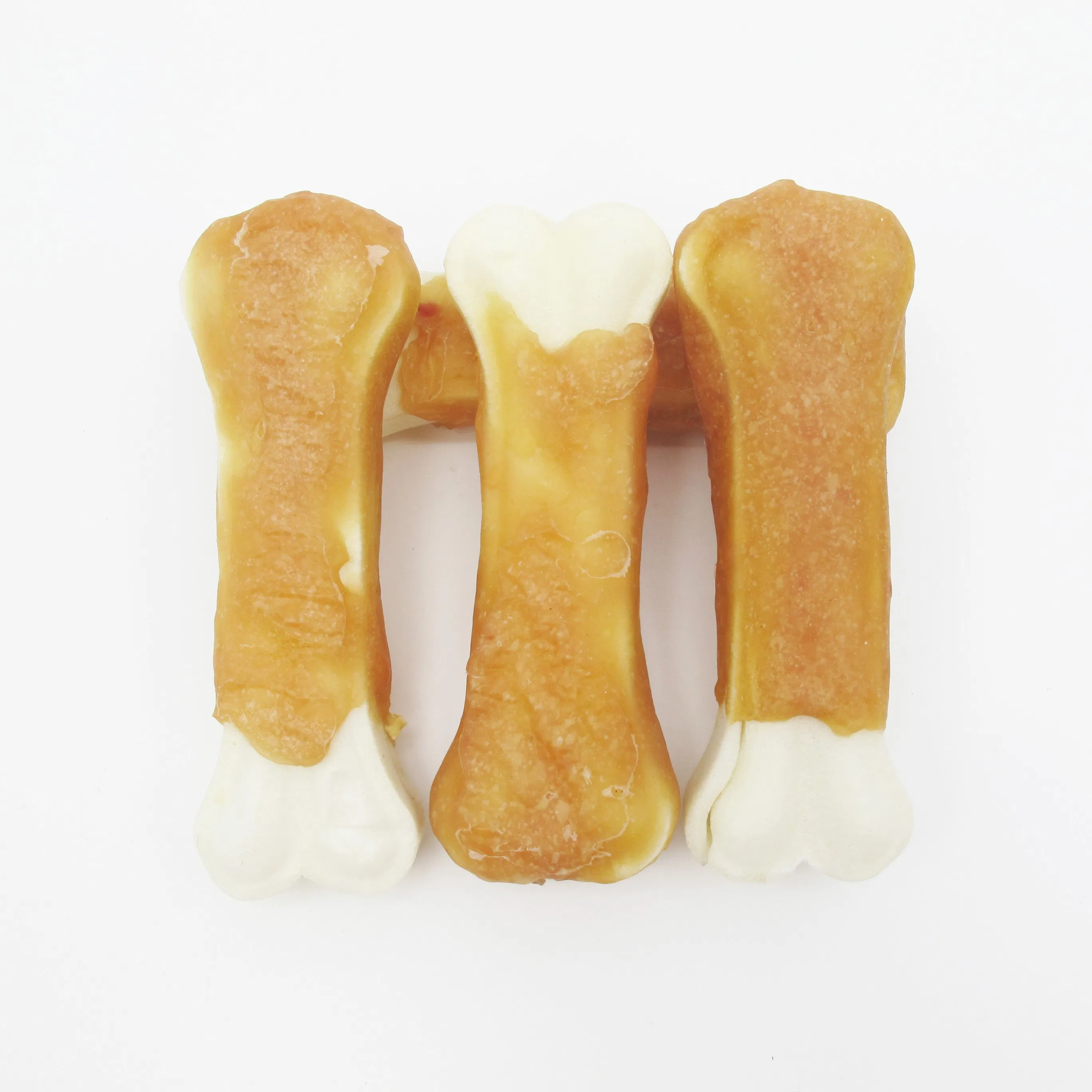 Good Calcium Vitamins Mineral Cat Snack Pet Food Dried Cowhide Pressed Bone Chicken Dog Treat Dental Care