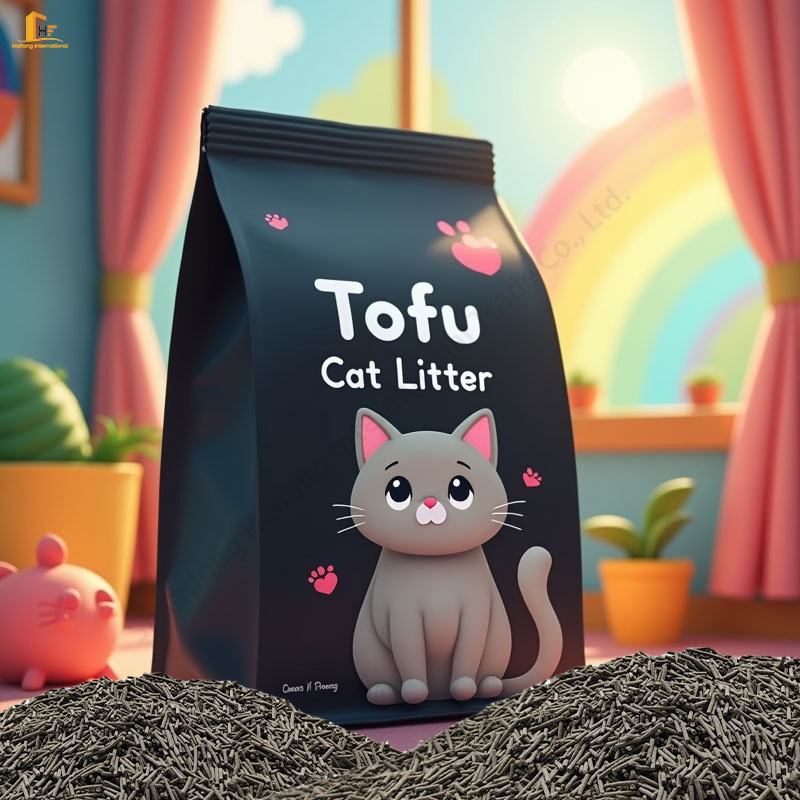 Pet Cleaning Product Premium Biodegradable Tofu Cat Litter with Fast Clumping and Long-Lasting Deodorizing Effect for Cat Litter Trays and Home Cat Care
