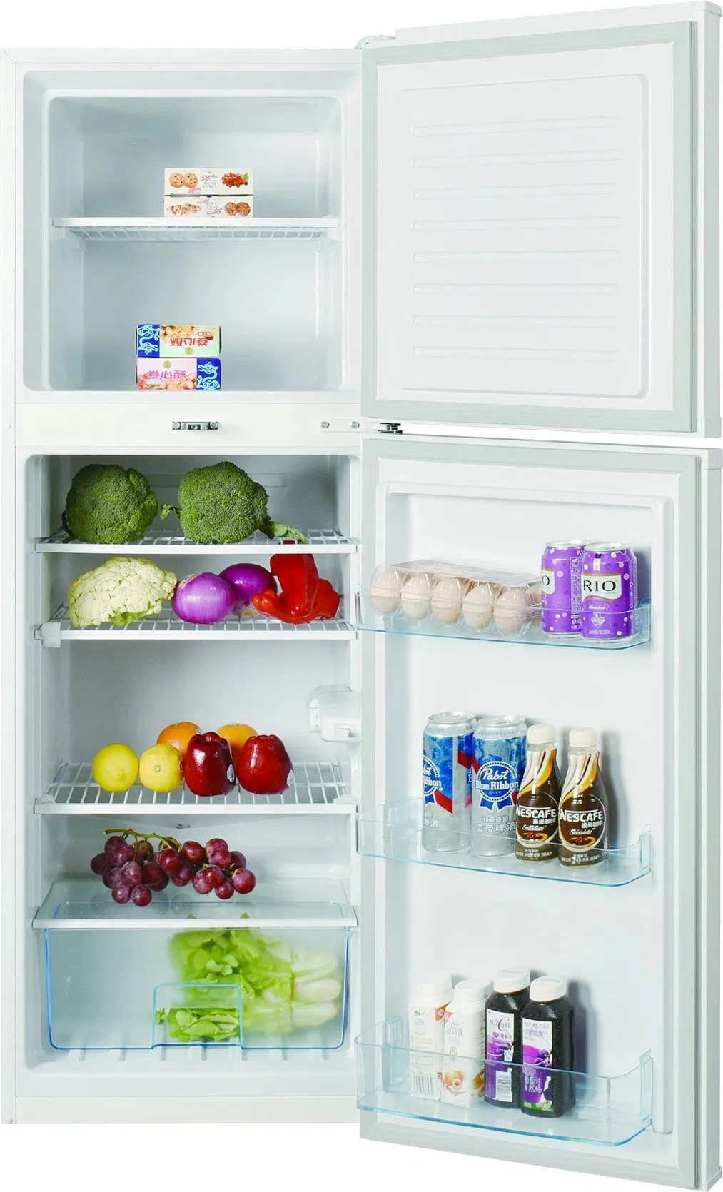 Functional Two-Door Fridge with Stylish Design for Kitchens Dounle Door Refrigerator