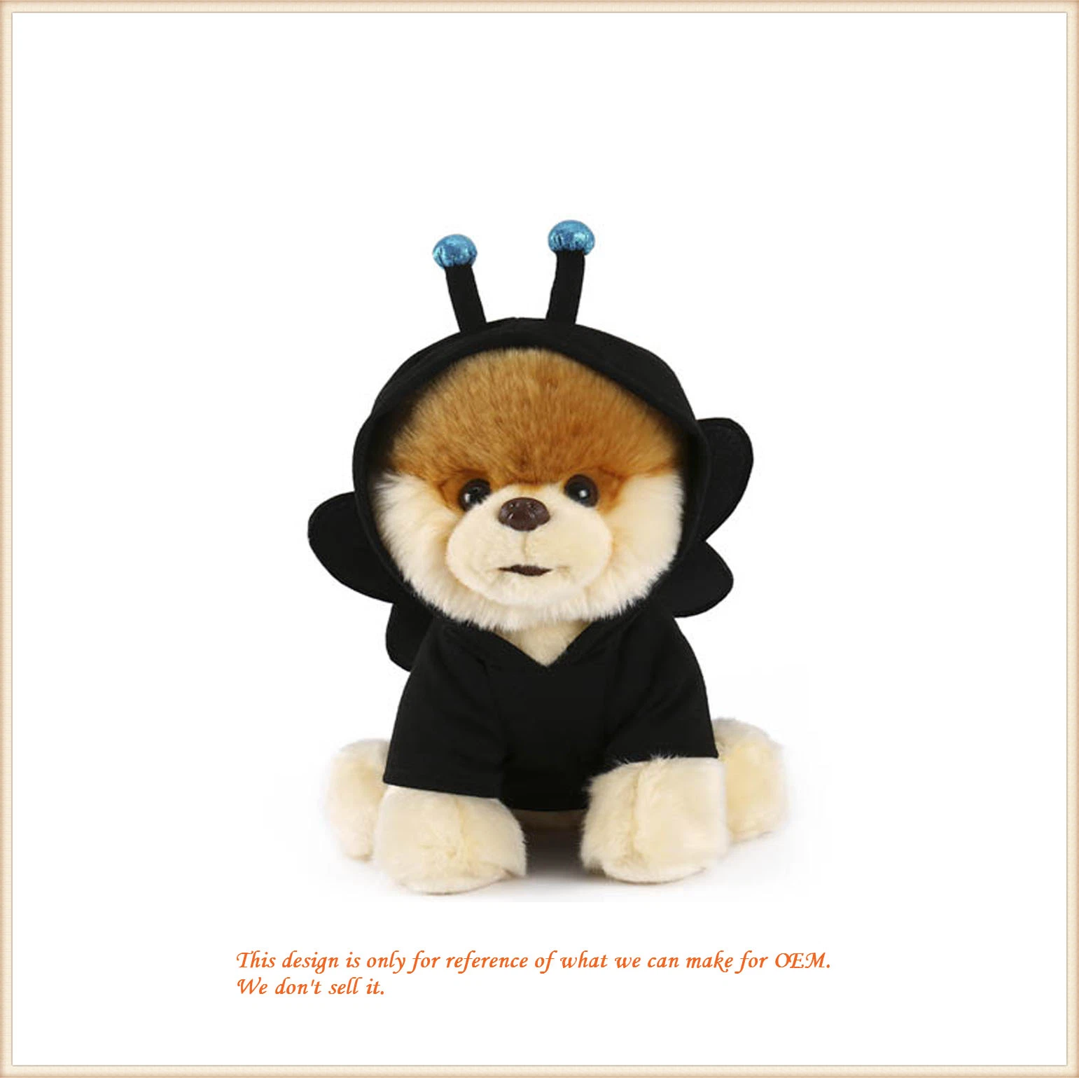 Plush Pleasant Puppy Dog with Jacket Hot Selling