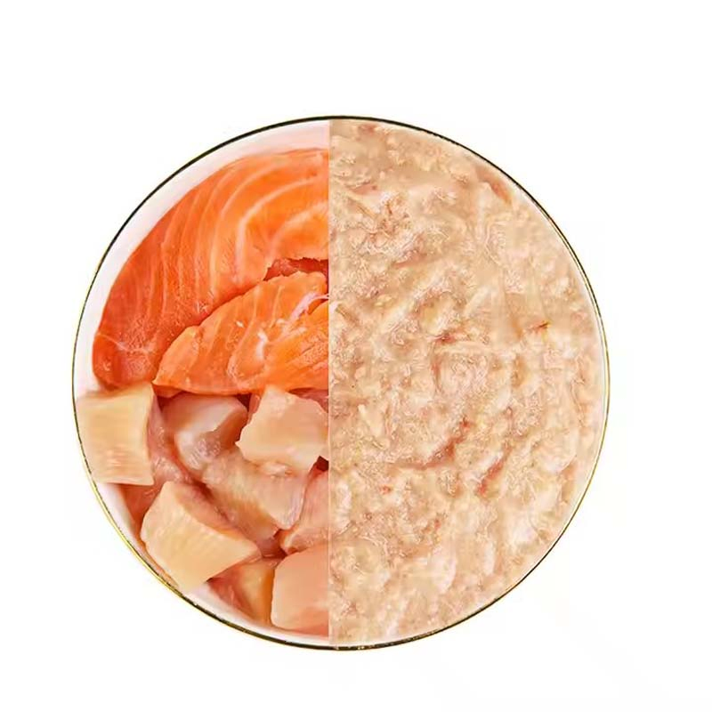 Wholesale High Protein Wet Food for Cats and Dogs Tuna Chicken Flavors Pet Food Canned 14 Oz*24 Wet Cat Food