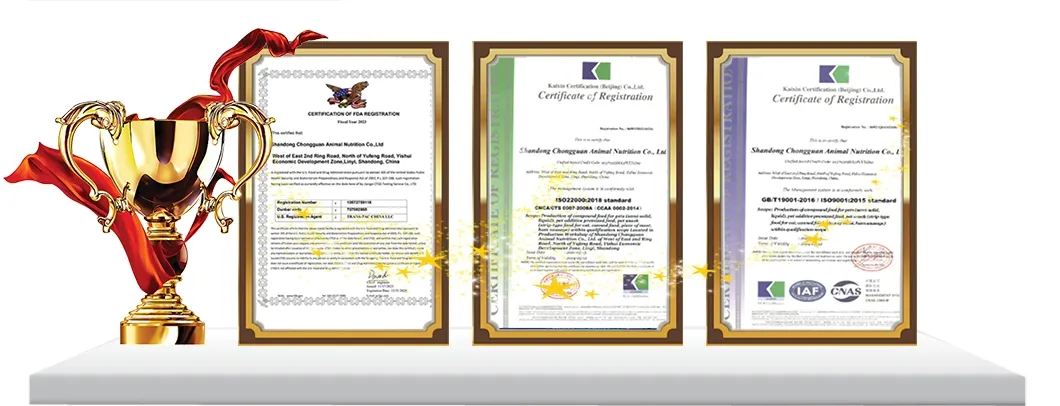 HACCP BRC CE Certificates