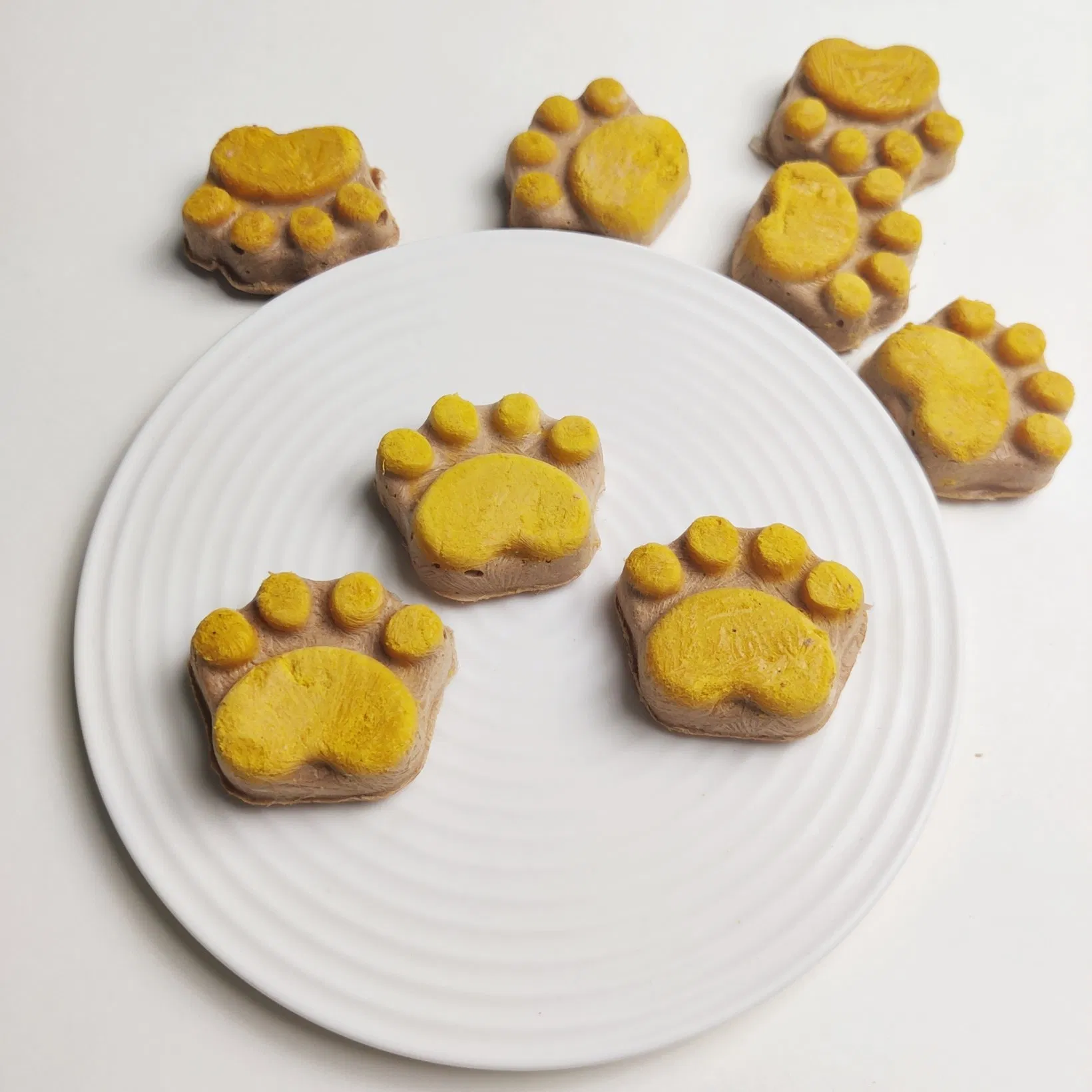 Dog Cat Pet Food Nutrient Rich Freeze Dried Paw Biscuits Yolk Treats
