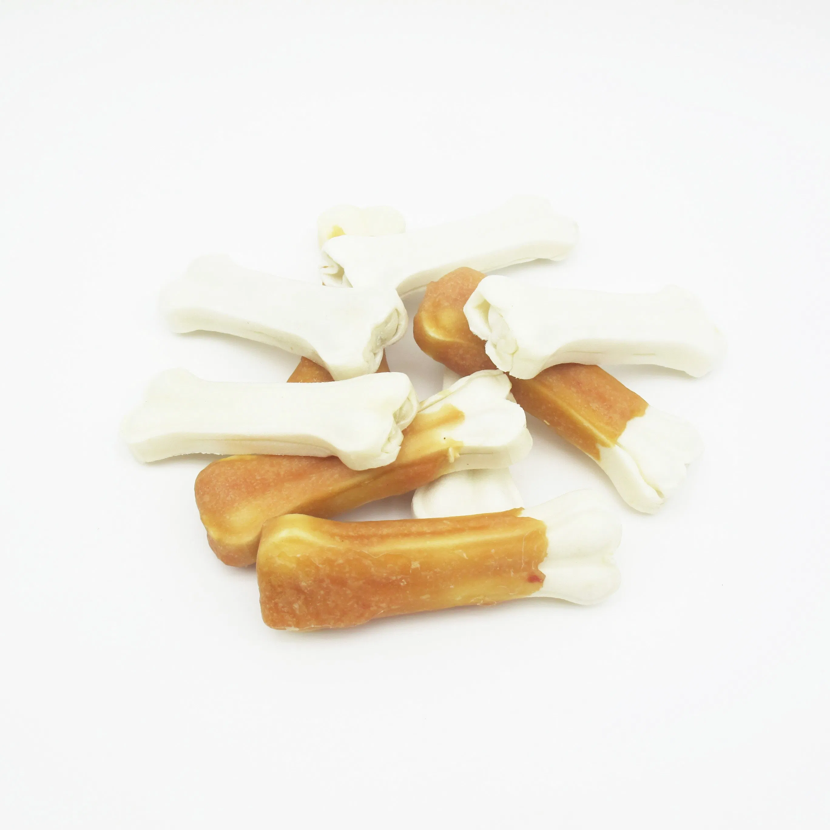 Good Calcium Vitamins Mineral Cat Snack Pet Food Dried Cowhide Pressed Bone Chicken Dog Treat Dental Care