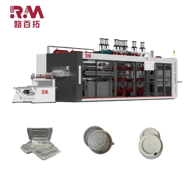 3-Station PP/PS/Pet Thermoforming Machine Disposable Trays &amp; Meal Boxes
