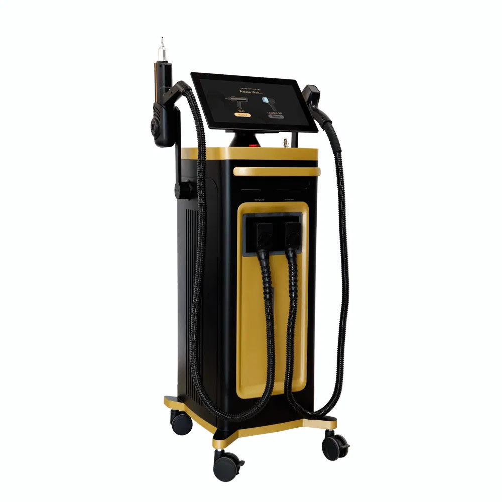 Pain-Free 4-in-1 Diode Titanium Laser Hair Removal Device Multiple Functional 1600W and 1000W Power Best Price